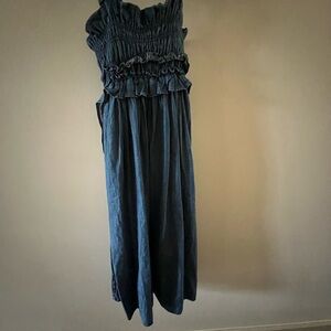 Urban Outfitters maxi denim dress new w tags